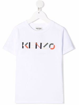 Kenzo Kids logo-print cotton T-shirt - White