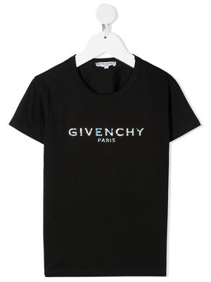 Givenchy Kids logo-print cotton T-shirt - Black