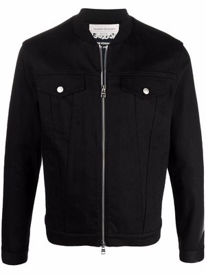 Alexander McQueen zipped denim jacket - Black