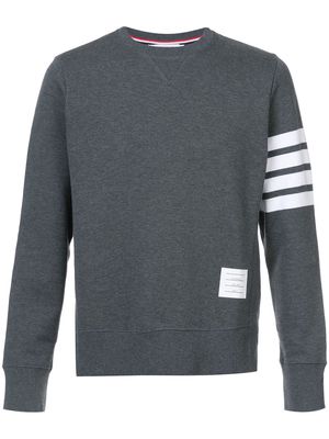Thom Browne Engineered 4-Bar Jersey Sweatshirt - Grey
