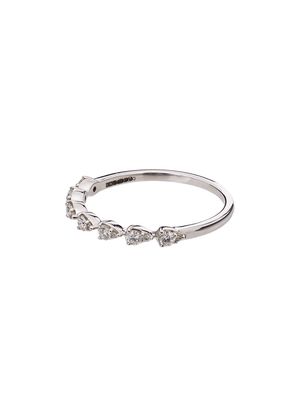 Dana Rebecca Designs 14kt white gold diamond teardrop ring - Silver