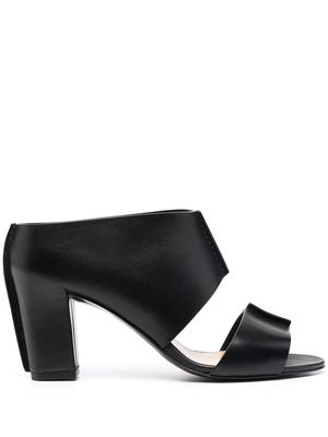 Lemaire slip-on leather sandals - Black