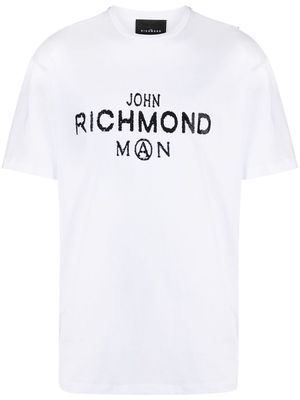 John Richmond logo-print T-shirt - White