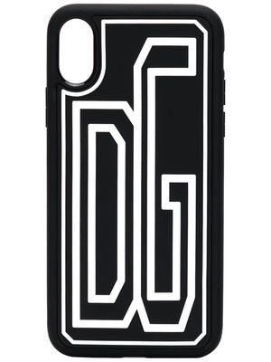 Dolce & Gabbana iPhone X logo cover - Black