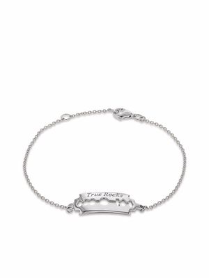 True Rocks razor charm bracelet - Silver