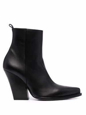 Magda Butrym pointed ankle boots - Black