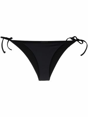 Dsquared2 slogan-print two-tone bikini bottom - Black