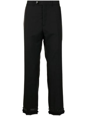Namacheko straight-leg virgin wool trousers - Black
