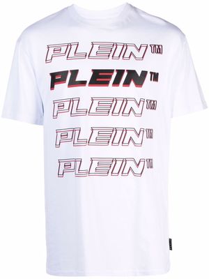 Philipp Plein Plein repeat logo T-shirt - White