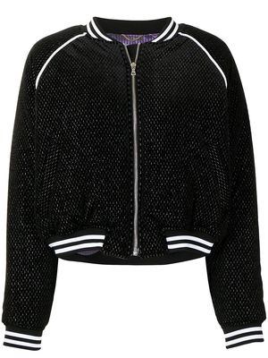 goodboy logo-embellished bomber jacket - Black