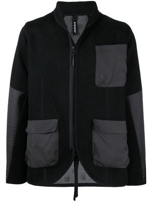 Byborre flap-pockets zip-up jacket - Black
