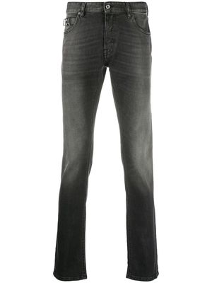 Just Cavalli straight-leg logo jeans - Black