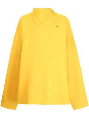 Raf Simons oversized-cut jumper - Yellow