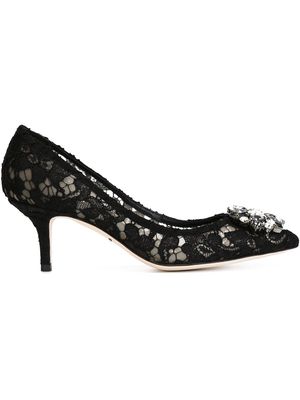 Dolce & Gabbana Bellucci Taormina lace pumps - Black