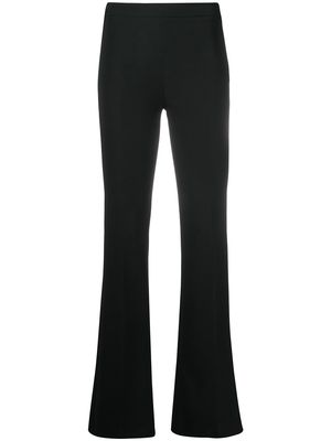 Blanca Vita fitted flare trousers - Black