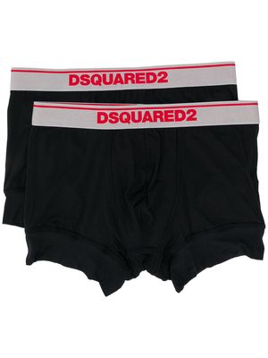 Dsquared2 logo boxers two-pack - Black