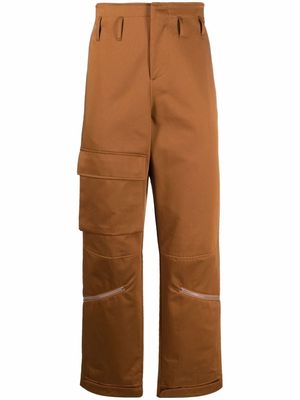 424 high-waisted cargo pants - Brown
