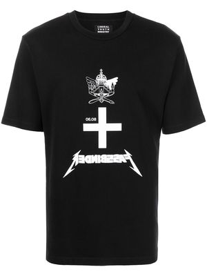 Liberal Youth Ministry Fassbinder castle T-shirt - Black