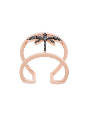 Anapsara mini dragonfly ring - Metallic