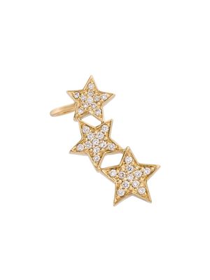 ALINKA STASIA Triple Star diamond right ear cuff - Metallic