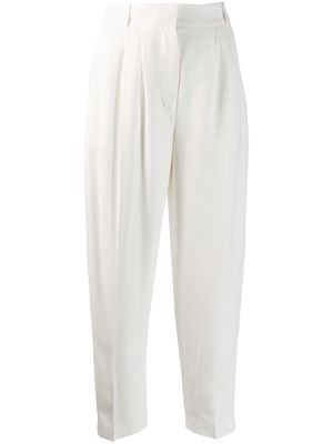 Alexander McQueen high waist tailored trousers - White