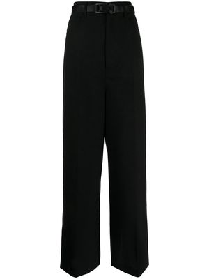 Enföld buckle-fastening tailored trousers - Black