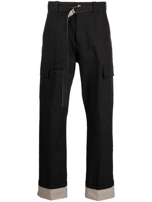 Craig Green straight-leg cargo trousers - Black