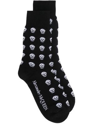 Alexander McQueen multi skull socks - Black