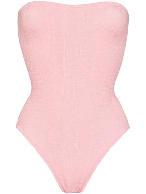 Hunza G Audrey Nile strapless swimsuit - Pink