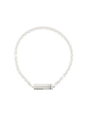 Le Gramme 9g polished chain cable bracelet - Silver