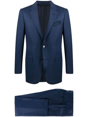Ermenegildo Zegna two-piece single-breasted wool suit - Blue
