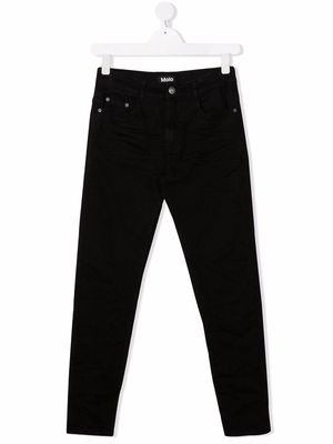 Molo mid-rise straight-leg jeans - Black