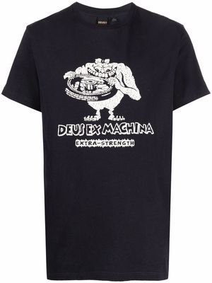 Deus Ex Machina Brainz cotton T-Shirt - Black