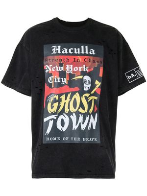 Haculla Ghost Town print - Black