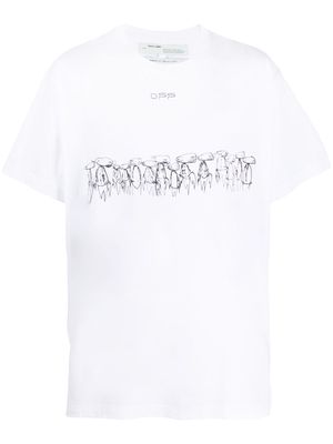 Off-White Futura Atoms print T-shirt