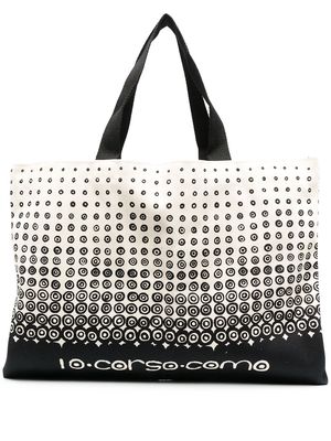 10 CORSO COMO Eos logo-print tote bag - Black
