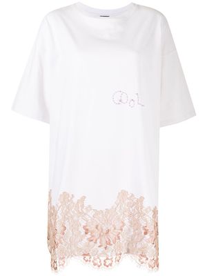 COOL T.M lace-trimmed T-shirt - White