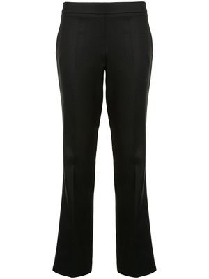 Giambattista Valli low-rise flared trousers - Black