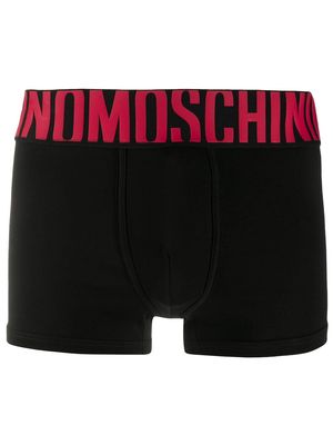Moschino logo waistband boxers - Black