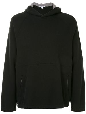 James Perse Terry seamed hoodie - Black