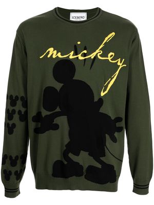 Iceberg Mickey embroidered jumper - Green