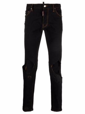 Dsquared2 distressed-effect jeans - Black