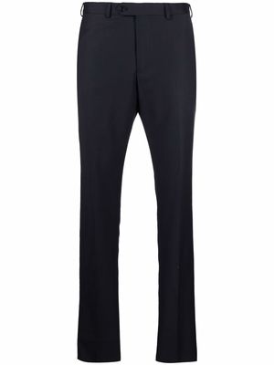 Emporio Armani tapered-leg tailored trousers - Blue