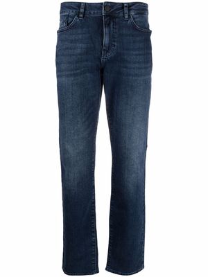 Karl Lagerfeld mid-rise straight leg jeans - Blue