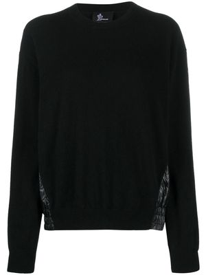 Moncler Grenoble contrast panel sweatshirt - Black