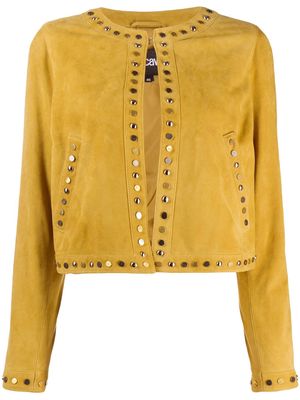 Just Cavalli stud detail jacket - Yellow