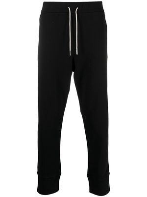 Jil Sander logo embroidered track pants - Black