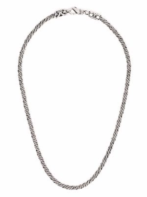 Emanuele Bicocchi rope-chain necklace - Silver