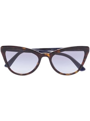 Prada Eyewear Catwalk cat-eye frame sunglasses - Brown