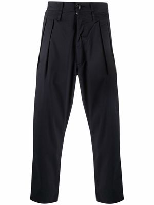 WTAPS ripstop straight-leg trousers - Black